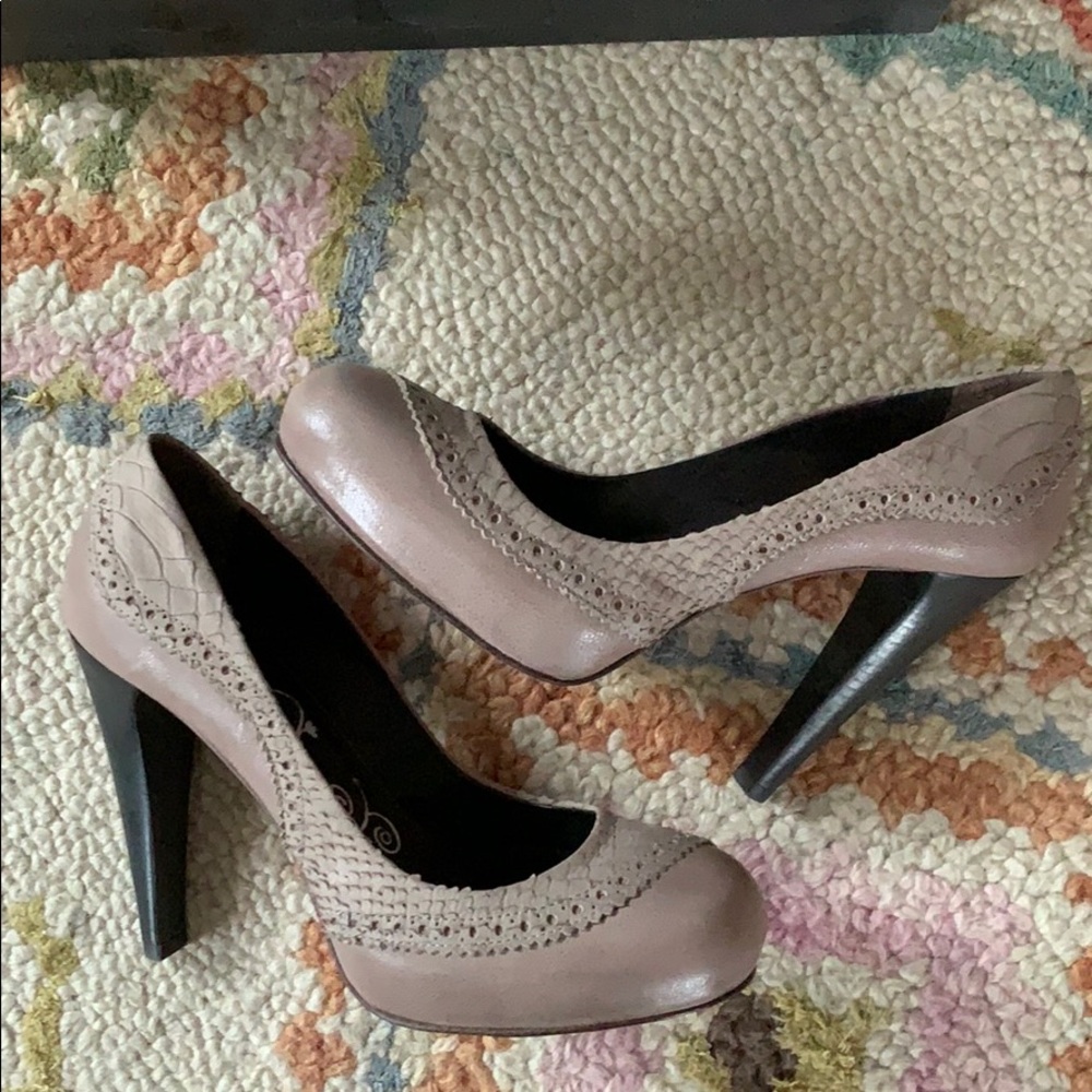 Tibi Bambara Puffy Combo Heels Size 6B